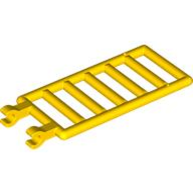 yellow bar 7 x 3 with 2 open o clips ladder