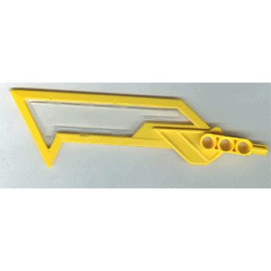 technic figure accessory blade with trans-clear center sky guardian