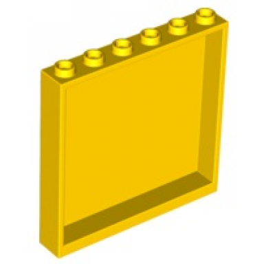 yellow panel 1 x 6 x 5
