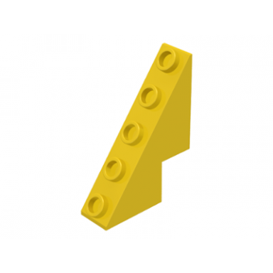 yellow slope 53 3 x 1 x 3 1 3 with studs on slope