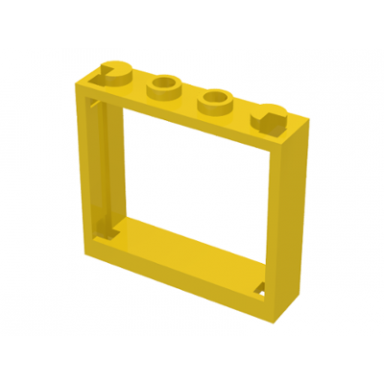 yellow window 1 x 4 x 3 - no shutter tabs
