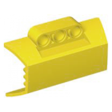 yellow technic panel engine block half side intake