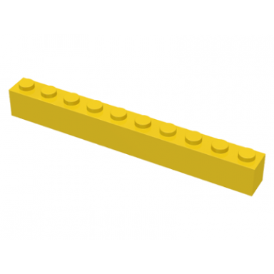 yellow brick 1 x 10