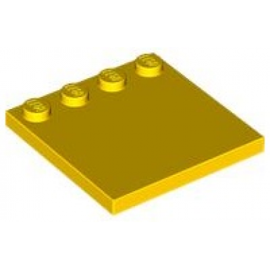 yellow tile modified 4 x 4 with studs on edge