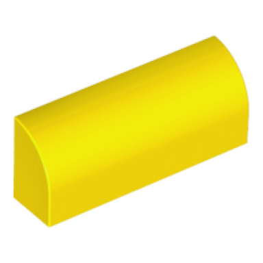 yellow slope curved 1 x 4 x 1 1 3