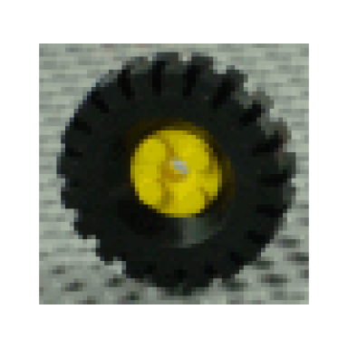 yellow wheel freestyle with black tire 17 x 43 6248 3634