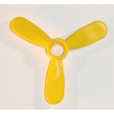 yellow duplo propeller rotor 3 blade 4 diameter undetermined type