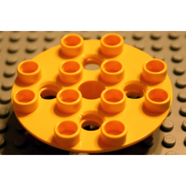 yellow duplo turntable 4 x 4 top