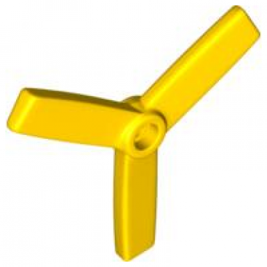 yellow duplo propeller rotor 3 blade 5 diameter