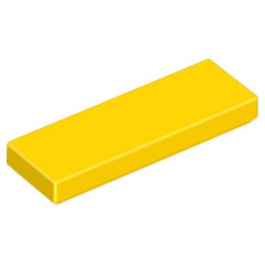 yellow tile 1 x 3