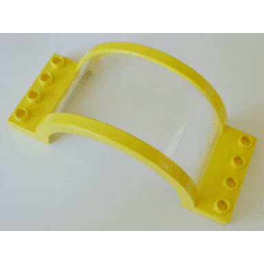 yellow duplo arch 4 x 10 x 3 with glass skylight