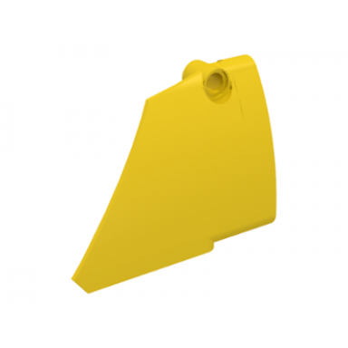 yellow technic panel fairing 14 large short smooth side b