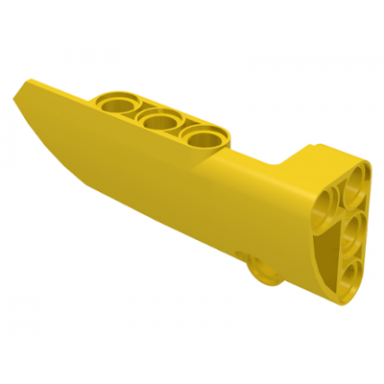 yellow technic panel fairing 3 small smooth long side a