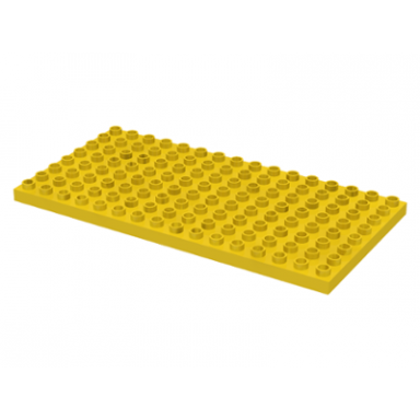 yellow duplo plate 8 x 16