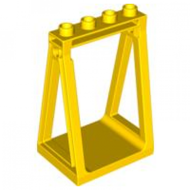 yellow duplo swing frame