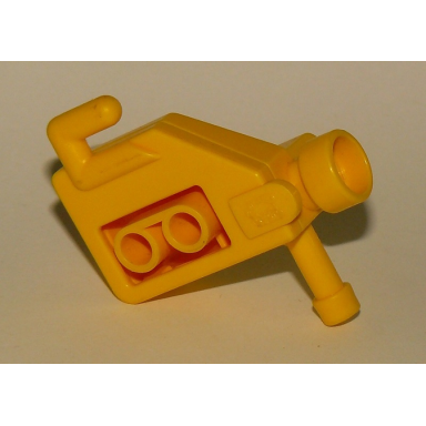 yellow duplo utensil video camera
