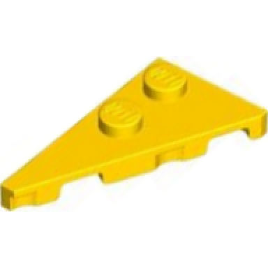 yellow wedge plate 4 x 2 left pointed