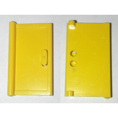 yellow door 1 x 2 x 3 with vertical handle