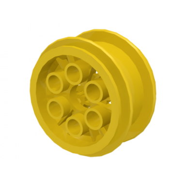 yellow wheel 20 x 30 balloon medium