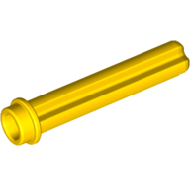 yellow technic axle 3l with stud