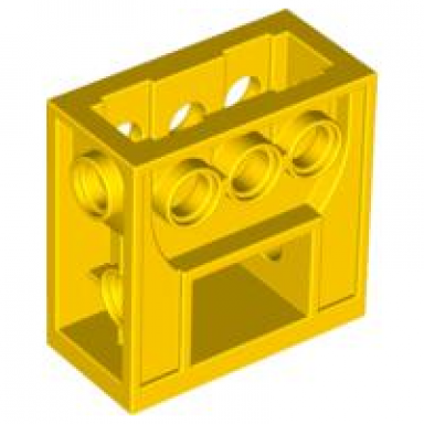 yellow technic gearbox 2 x 4 x 3 1 3