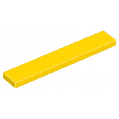 yellow tile 1 x 6