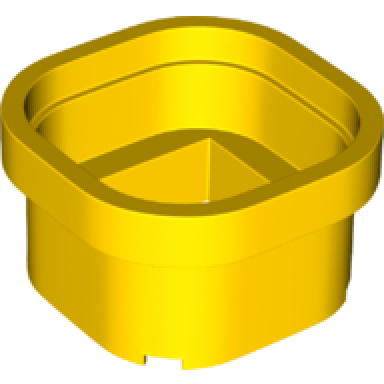 yellow cylinder warp pipe 6 x 6 x 3 1 3