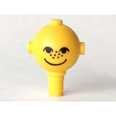 homemaker figure maxifigure head with black eyes freckles and smile pattern