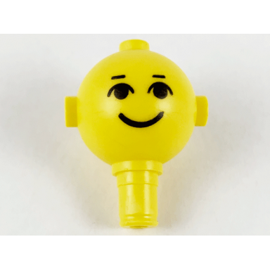 homemaker figure maxifigure head with black eyes eyebrows and smile pattern