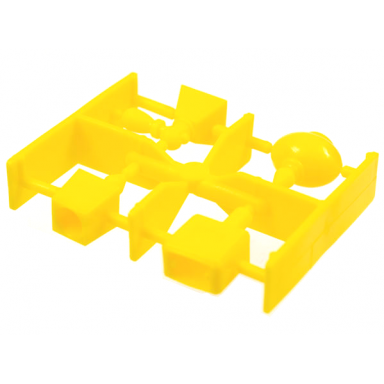 yellow scala accessories - complete sprue - perfume bottles belville