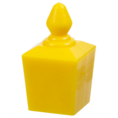 yellow scala accessories bottle perfume with square base