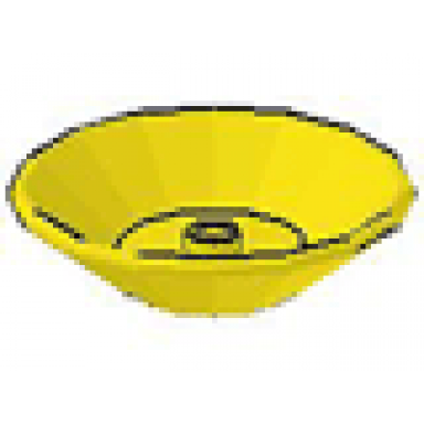 yellow dish 5 x 5
