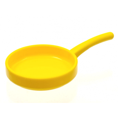 yellow scala utensil frying pan