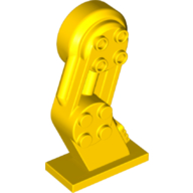 yellow large figure leg left with black rotation joint pin