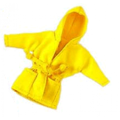 yellow scala clothes female jacket with hood