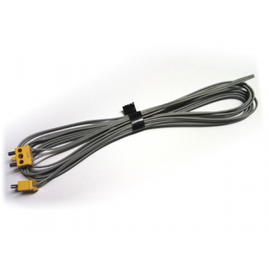 yellow electric wire 12v 4.5v with two variable color 2-prong connectors 375 studs 3m long -- list under connector color