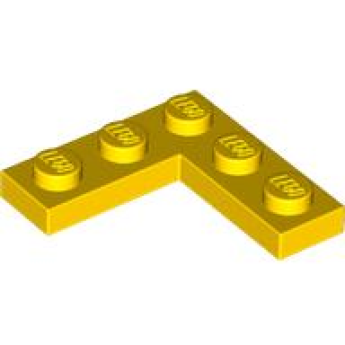 yellow plate 3 x 3 corner