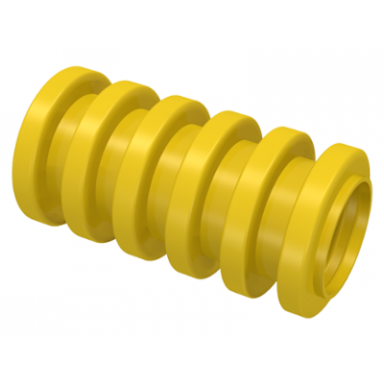 yellow hose ribbed 7mm d 2l 1.6cm