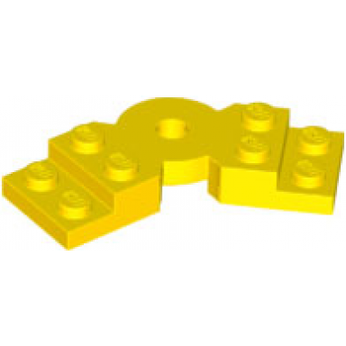 yellow plate modified 2 x 6 x 2 3 bent