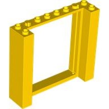 yellow door frame 2 x 8 x 6