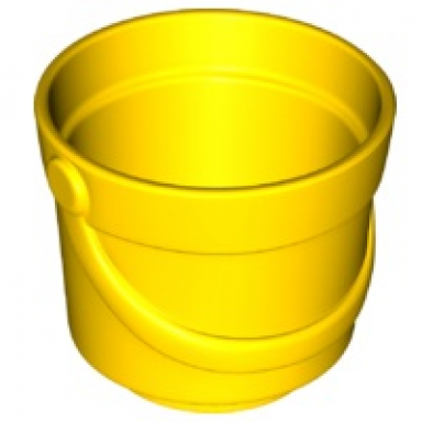yellow duplo container bucket