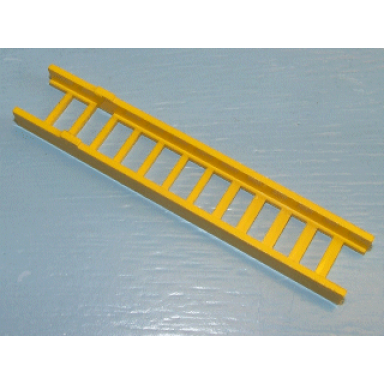 yellow ladder 10.4cm collapsed 2-piece 3-piece - bottom section with 12 rungs and 2 stops