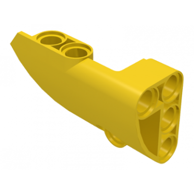 yellow technic panel fairing 1 small smooth short side a