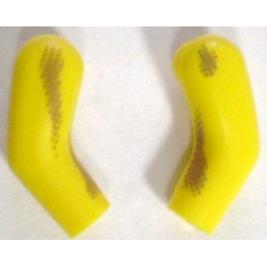 yellow arm matching left and right pair long with dark tan dirt stains type 1 pattern