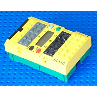 mindstorms rcx 1.0 without power jack from mindstorms 1.5 sets - brick top module