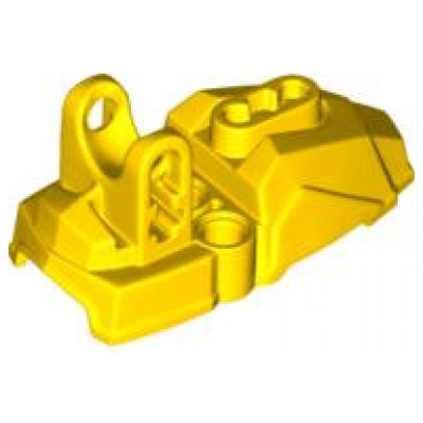 yellow hero factory foot with ball socket