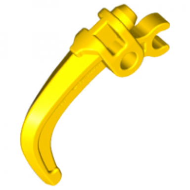 yellow hero factory weapon claw with clip