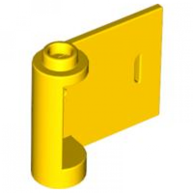 yellow door 1 x 3 x 2 right - open between top and bottom hinge