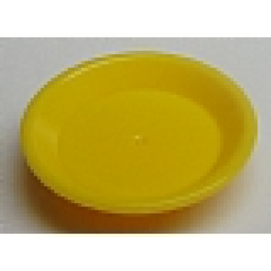 yellow friends accessories dish round