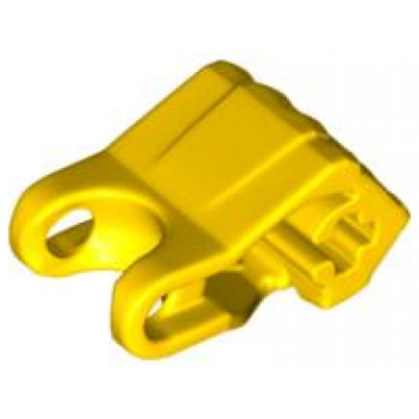 yellow hero factory fist with axle hole - 4 fingers